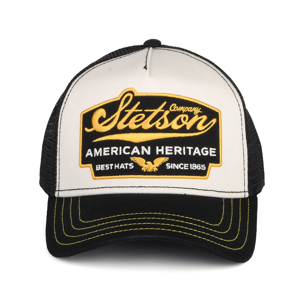 Casquette Trucker American Heritage noir STETSON