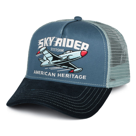 Casquette Trucker Sky Rider bleu-bleu marine STETSON