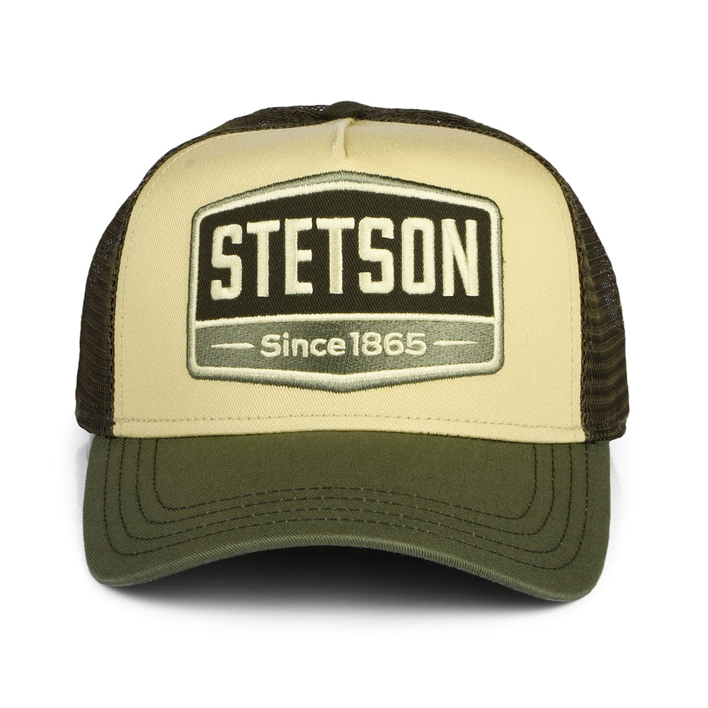 Casquette Trucker Gasoline olive STETSON