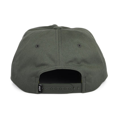 Casquette Snapback Non Structurée Triple Triangle olive HUF