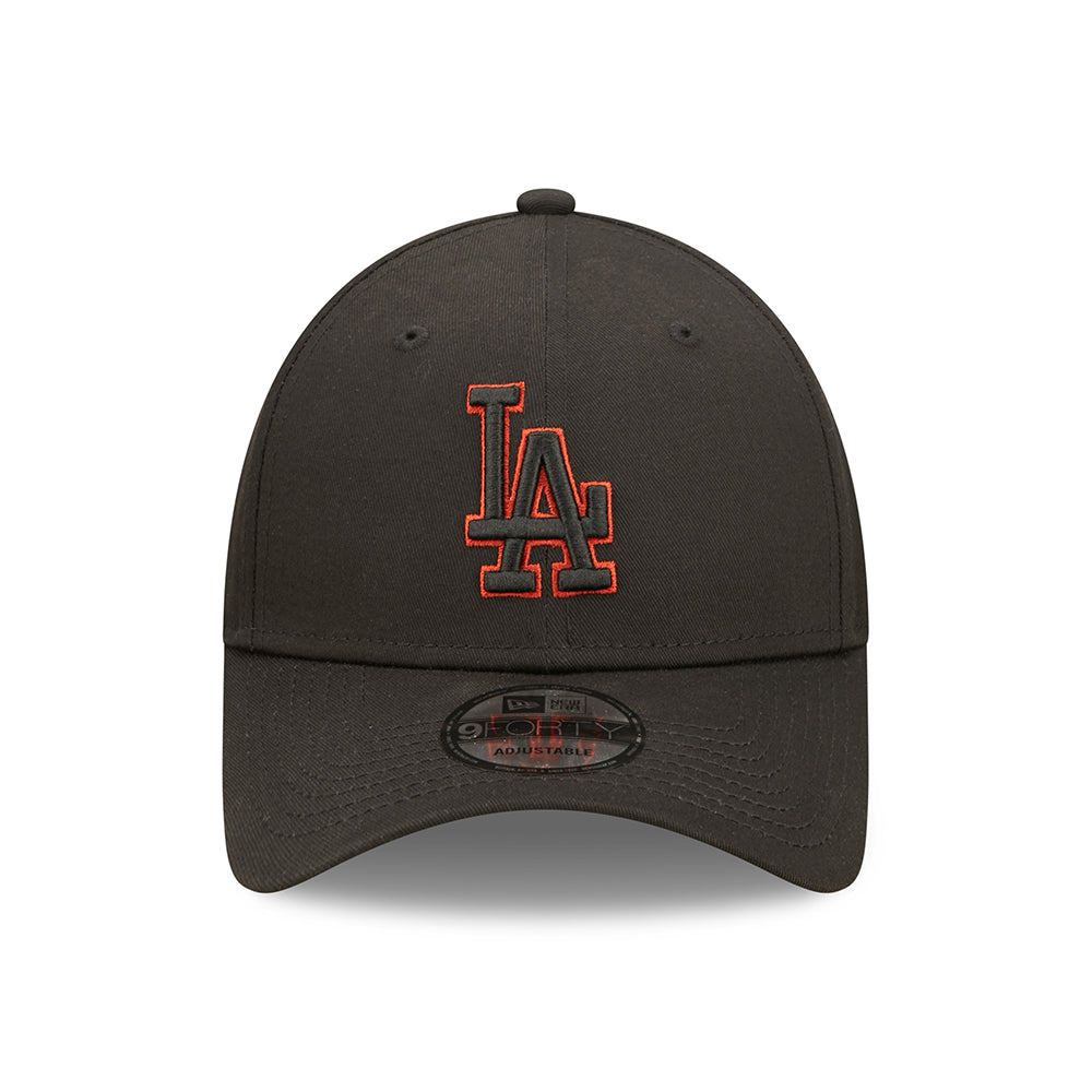 Casquette 9FORTY MLB Team Outline L.A. Dodgers noir-rouge NEW ERA