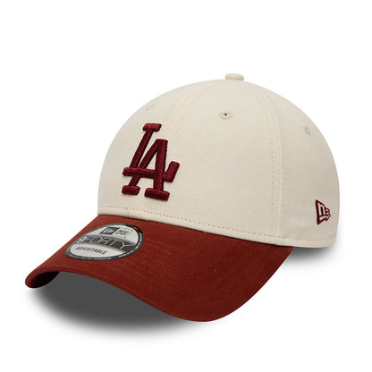 Casquette 9FORTY MLB L.A. Dodgers crème-cardinal NEW ERA