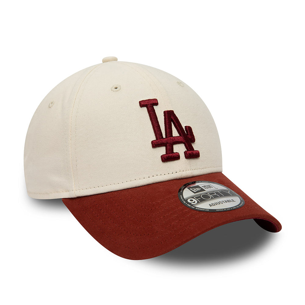 Casquette 9FORTY MLB L.A. Dodgers crème-cardinal NEW ERA