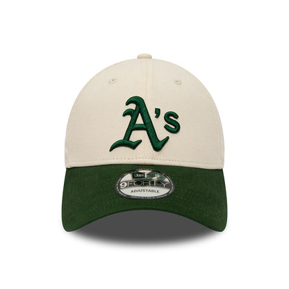 Casquette 9FORTY MLB Oakland Athletics crème-vert foncé NEW ERA
