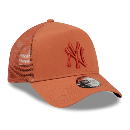 Casquette Trucker A-Frame 9FORTY MLB Tonal Mesh New York Yankees rouille NEW ERA