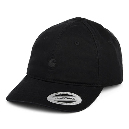 Casquette Madison Logo noir sur noir CARHARTT WIP