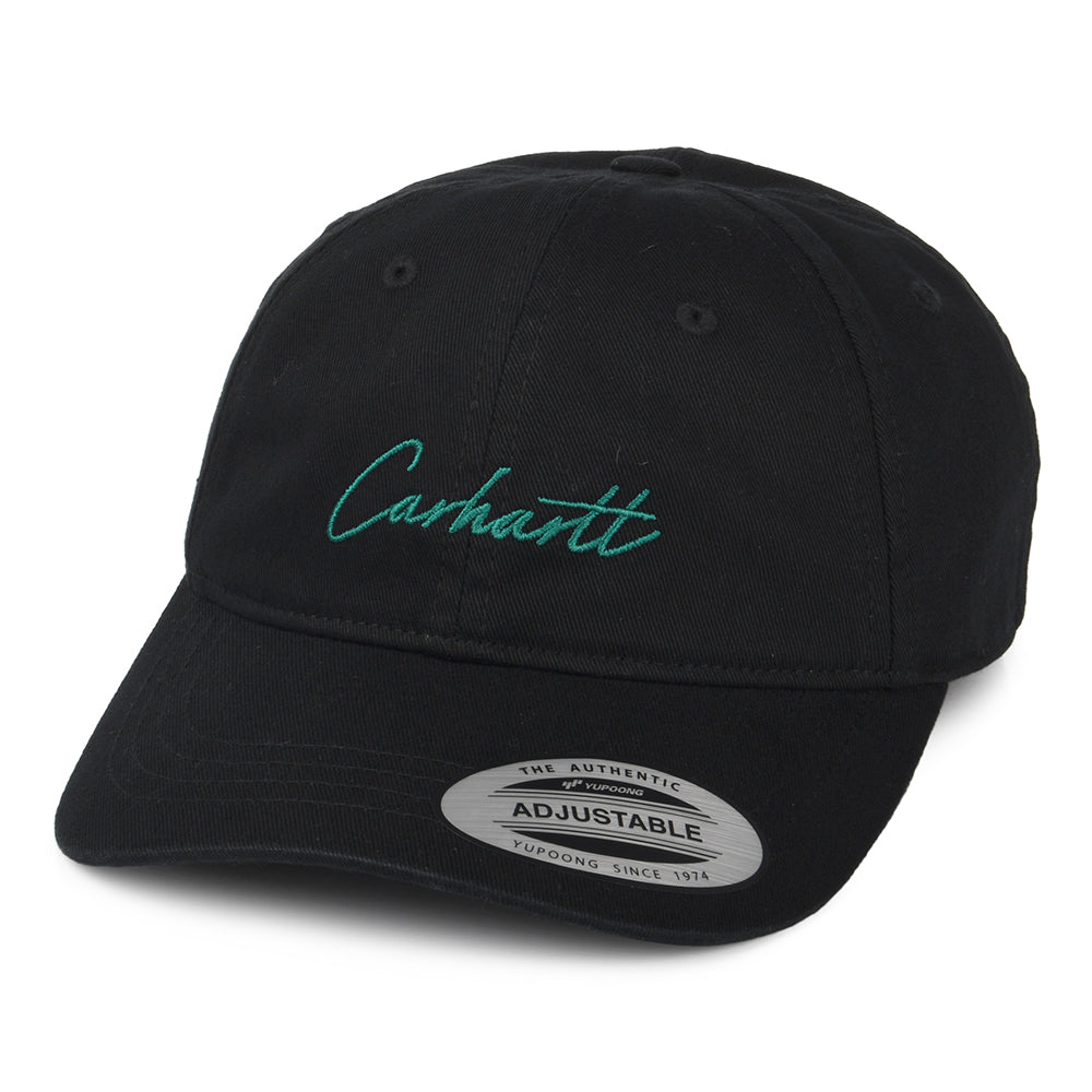 Casquette en Coton Sergé Delray noir CARHARTT WIP