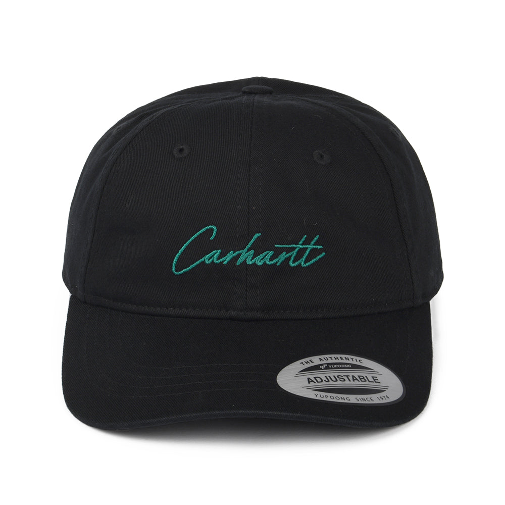 Casquette en Coton Sergé Delray noir CARHARTT WIP