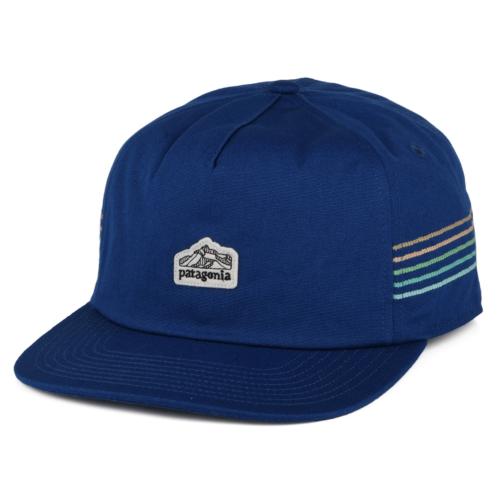 Casquette Snapback Line Logo Ridge Stripe Funfarer bleu roi PATAGONIA