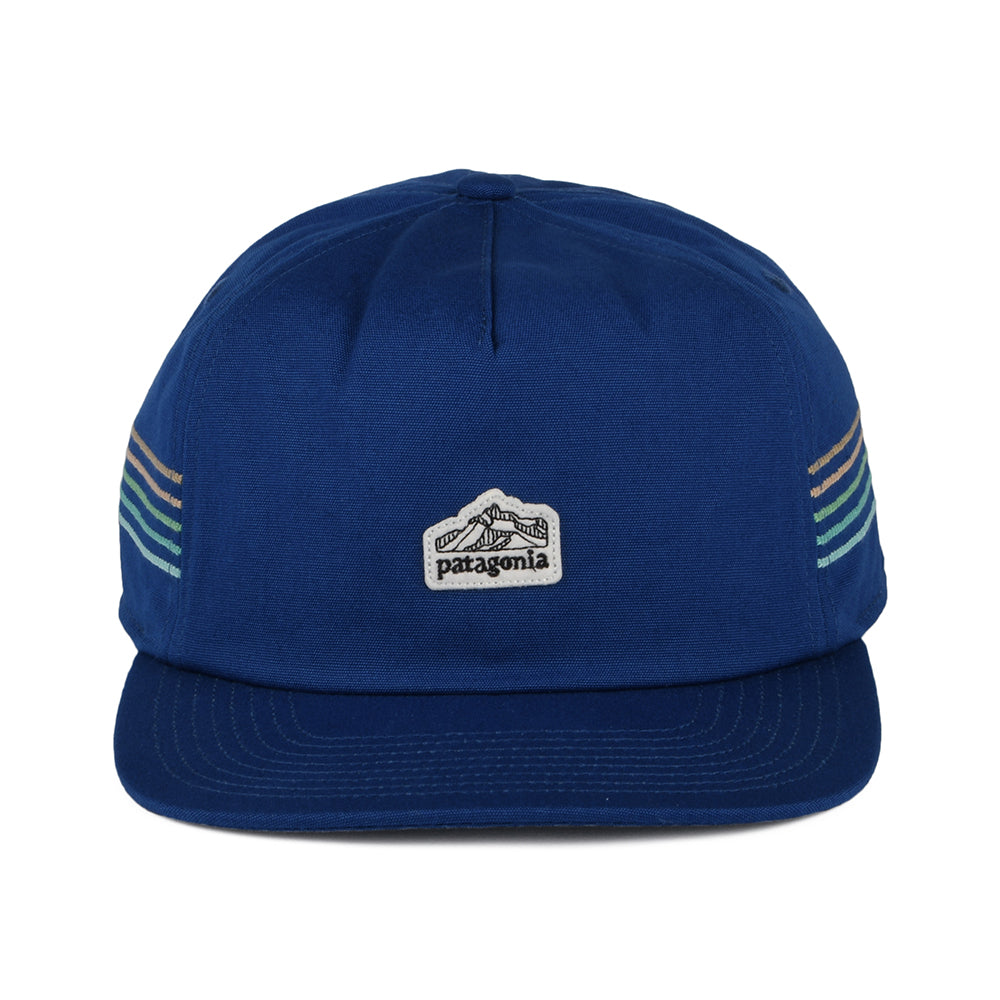 Casquette Snapback Line Logo Ridge Stripe Funfarer bleu roi PATAGONIA
