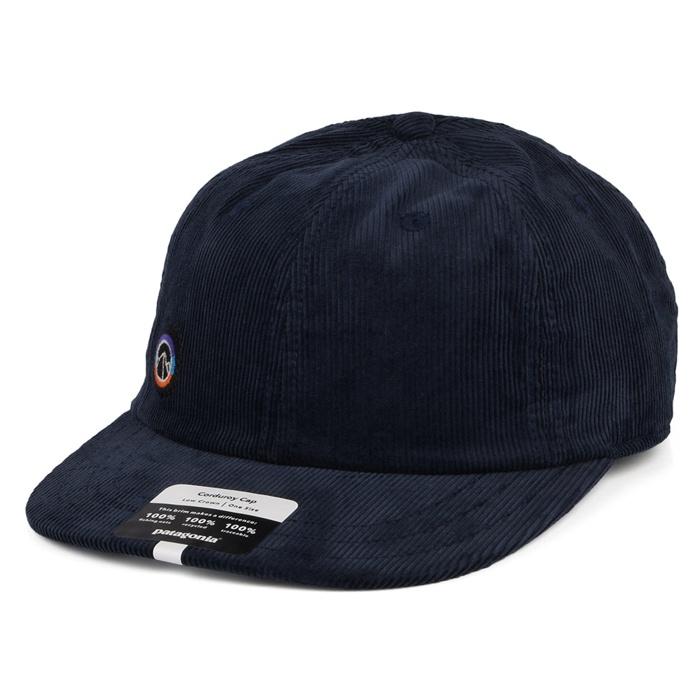 Casquette Snapback en Velours Côtelé Fitz Roy Icon bleu marine PATAGONIA