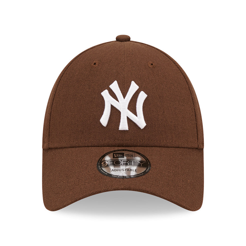 Casquette 9FORTY MLB Linen New York Yankees rouille-blanc NEW ERA