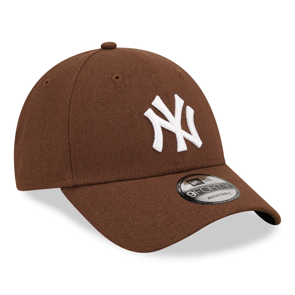 Casquette 9FORTY MLB Linen New York Yankees rouille-blanc NEW ERA