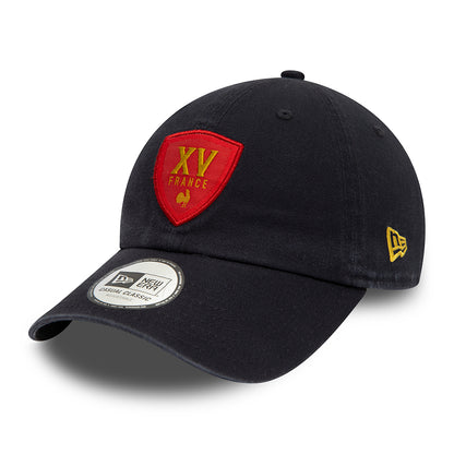 Casquette Fédération Française de Rugby Casual Classic Heritage bleu marine NEW ERA