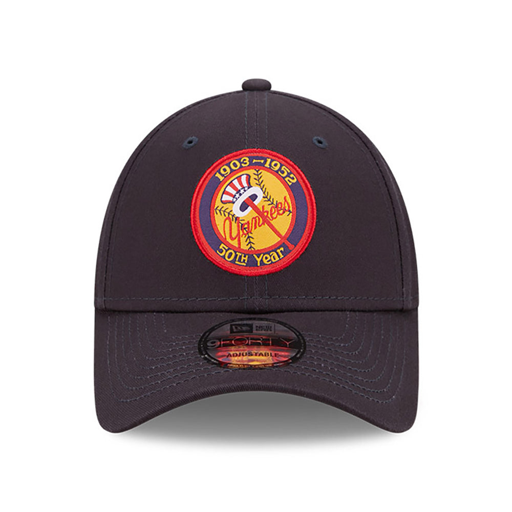 Casquette 9FORTY MLB Classic Patch New York Yankees bleu marine foncé NEW ERA