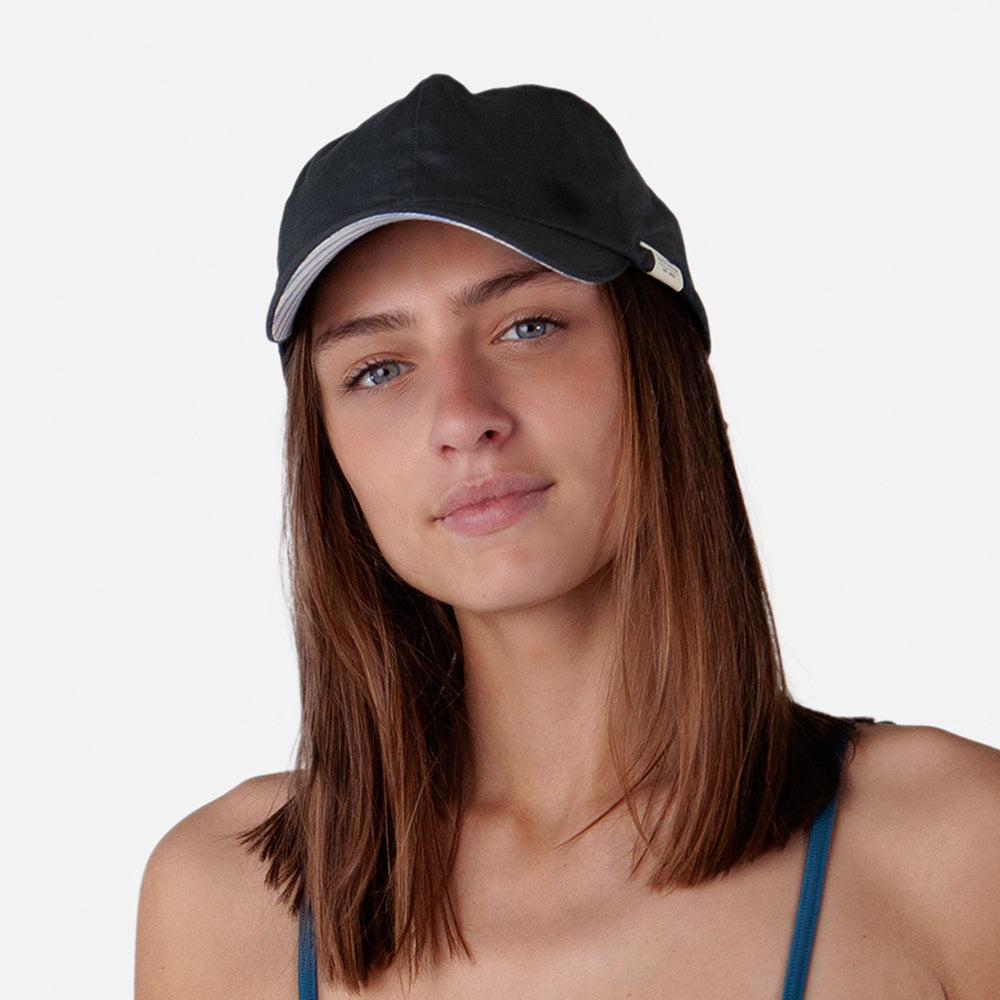 Casquette de Soleil en Coton Wupper noir BARTS