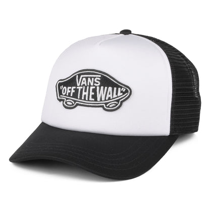 Casquette Trucker à Visière Incurvée Classic Patch noir-blanc VANS