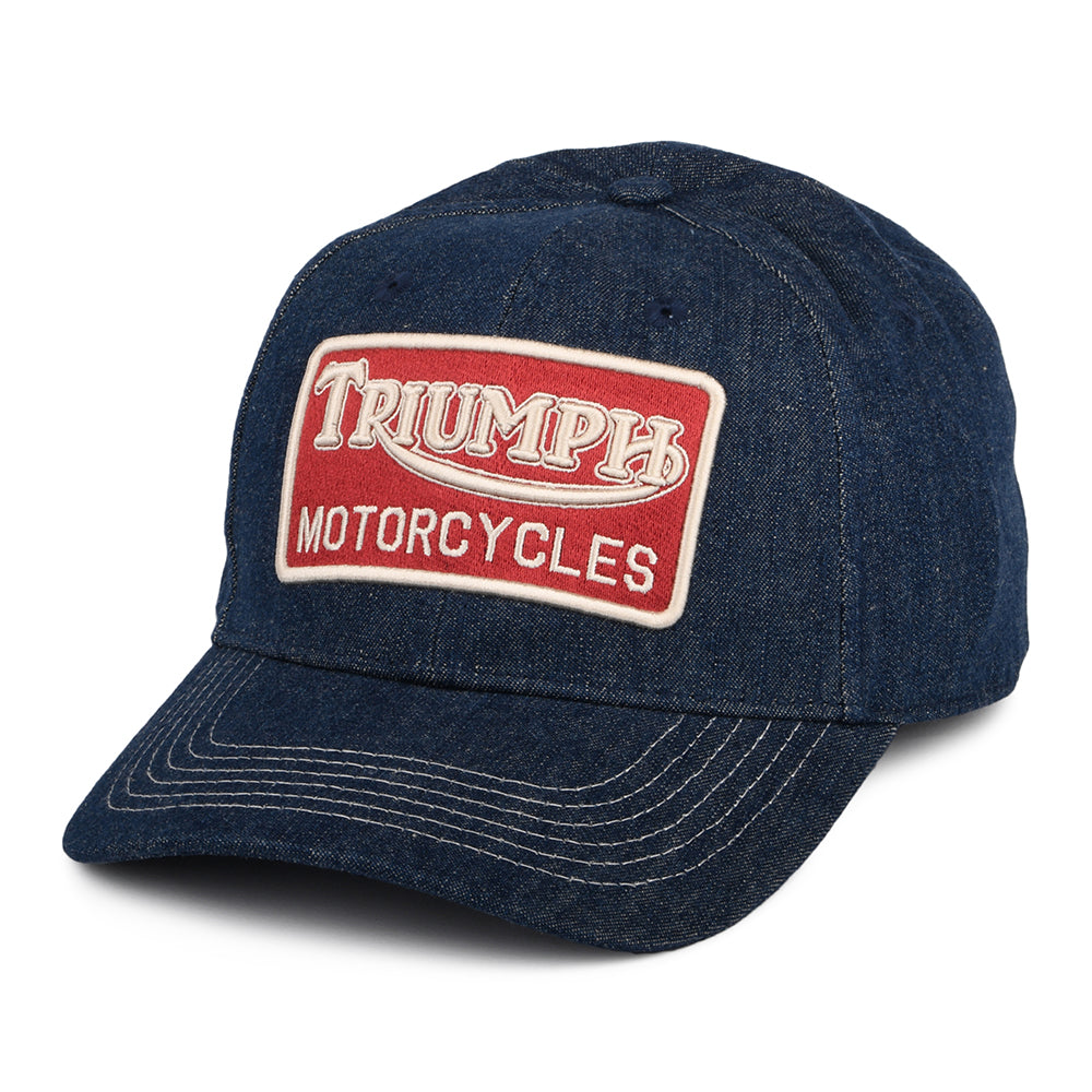 Casquette en Jean Forecourt bleu TRIUMPH MOTORCYCLES