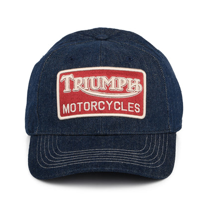 Casquette en Jean Forecourt bleu TRIUMPH MOTORCYCLES