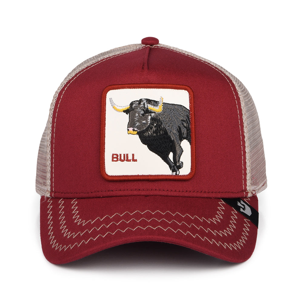 Casquette Trucker Bull rouge GOORIN