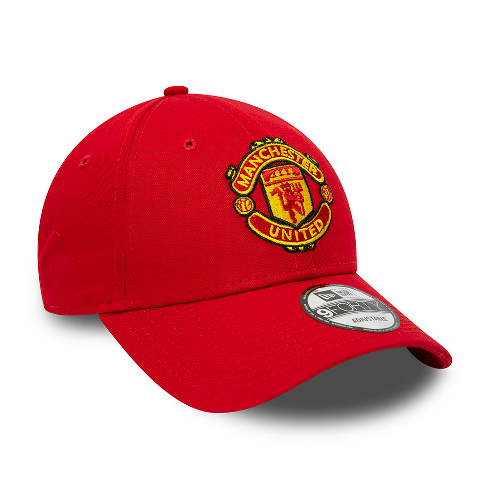 Casquette 9FORTY Manchester United FC écarlate NEW ERA