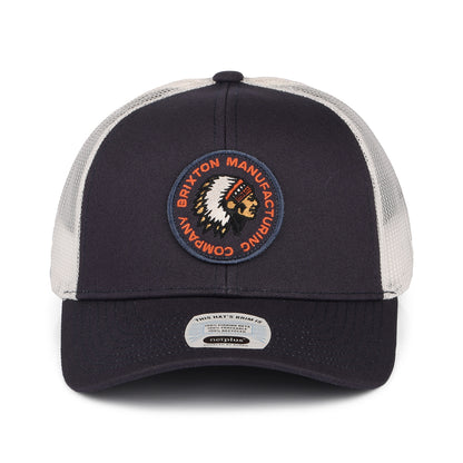 Casquette Trucker Rival Stamp NetPlus MP bleu marine délavé-blanc cassé BRIXTON