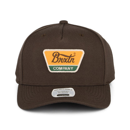 Casquette Snapback Linwood C NetPLus MP marron foncé BRIXTON