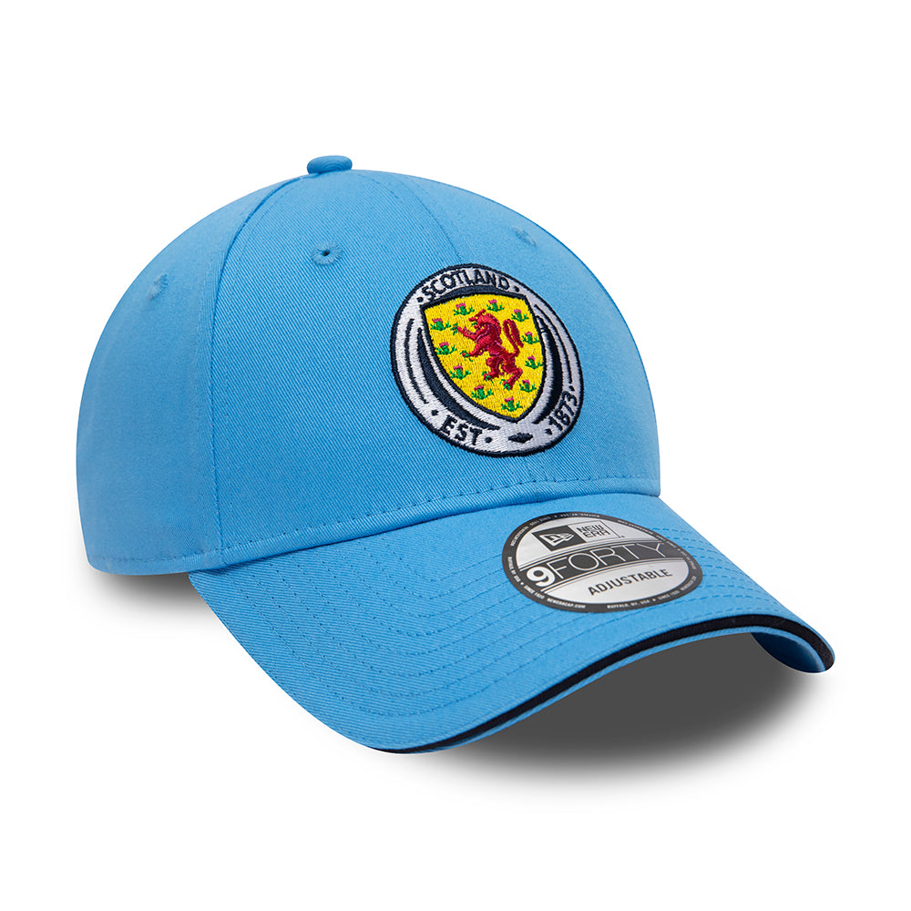 Casquette 9FORTY Seasonal Fédération Écossaise de Football bleu clair NEW ERA