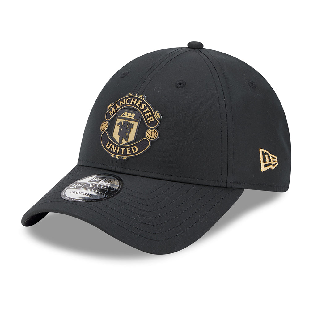 Casquette 9FORTY Featherweight Manchester United FC noir-doré NEW ERA