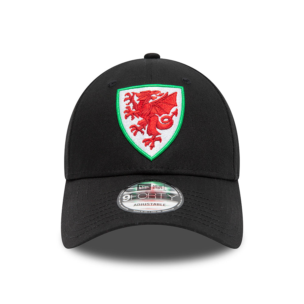 Casquette 9FORTY Core Fédération de Football de Galles noir NEW ERA