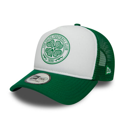 Casquette Trucker A-Frame Core Celtic FC vert-blanc NEW ERA