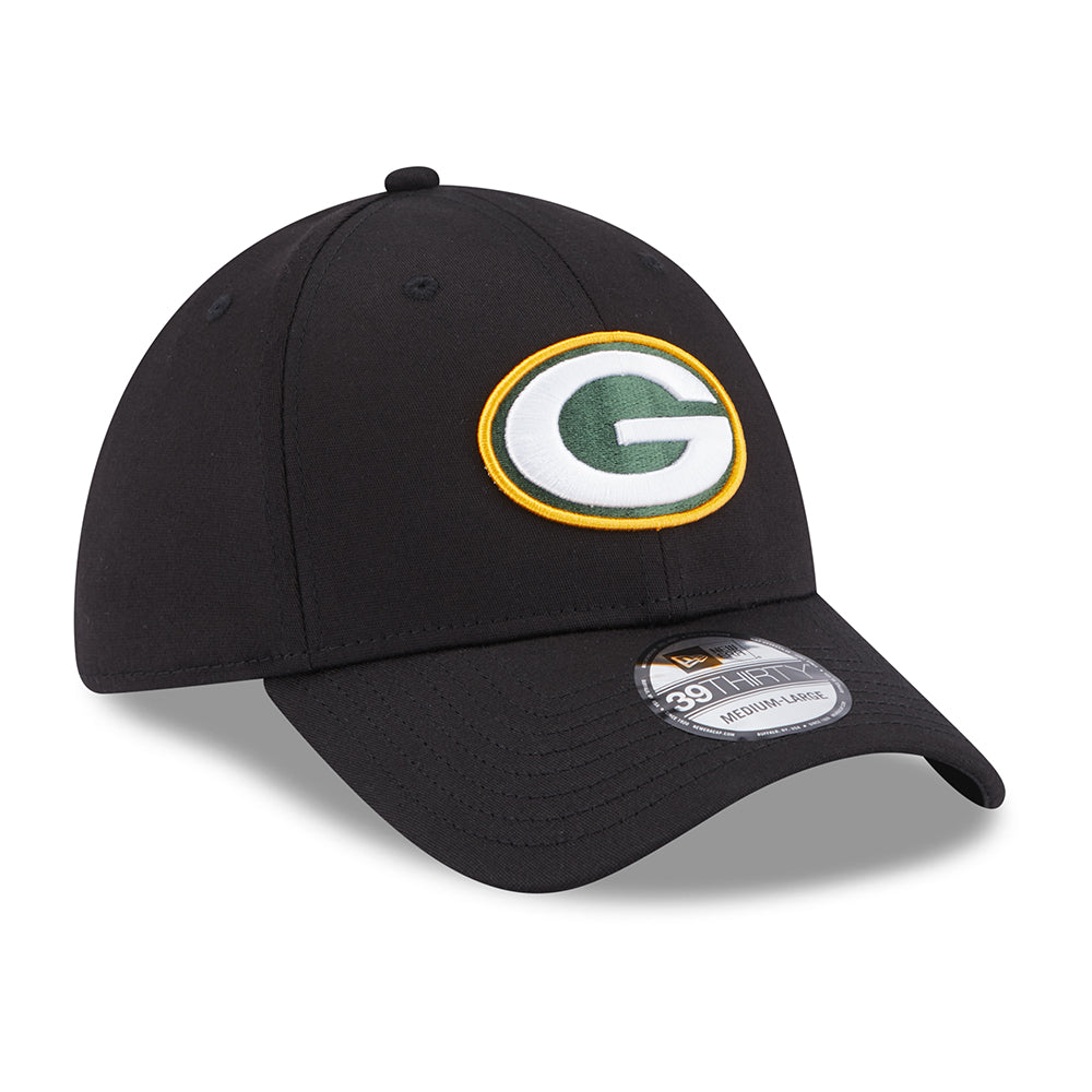 Casquette 39THIRTY NFL Comfort Green Bay Packers noir NEW ERA