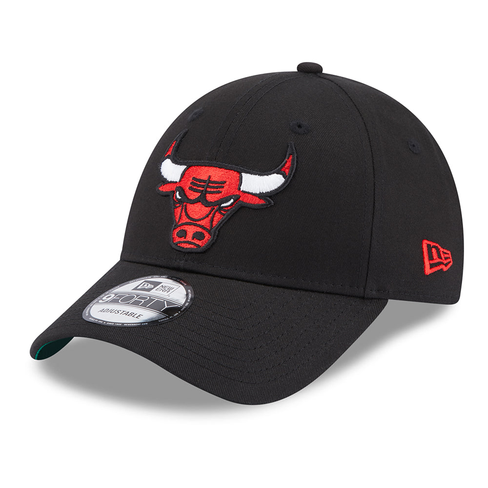 Casquette 9FORTY NBA Team Side Patch Chicago Bulls noir NEW ERA