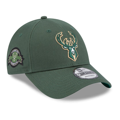 Casquette 9FORTY NBA Team Side Patch Milwaukee Bucks vert NEW ERA