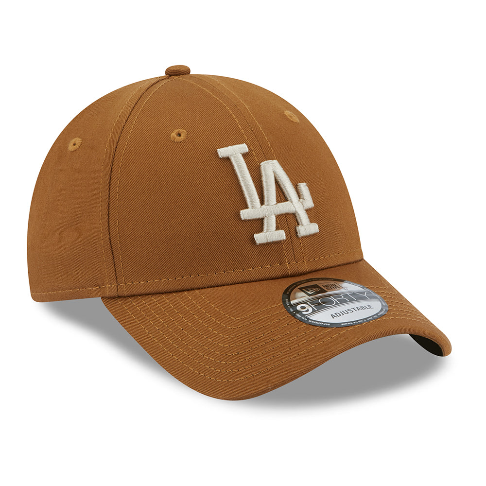 Casquette 9FORTY MLB League Essential L.A. Dodgers toffee-pierre NEW ERA