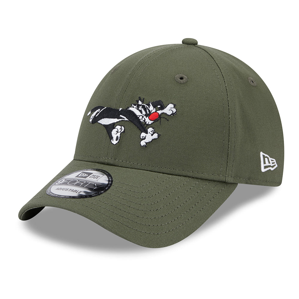 Casquette 9FORTY Looney Tunes Sylvestre olive NEW ERA