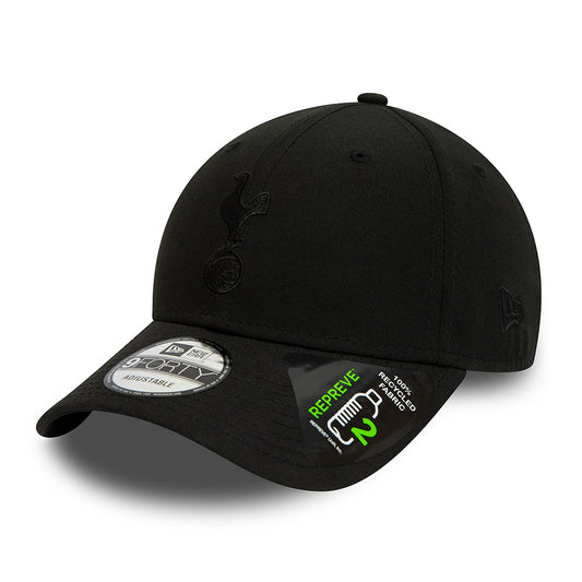 Casquette 9FORTY Repreve Tottenham Hotspur FC noir sur noir NEW ERA