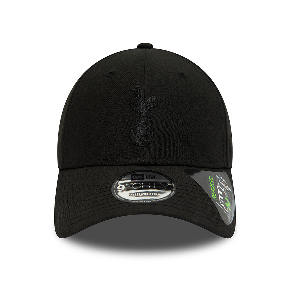 Casquette 9FORTY Repreve Tottenham Hotspur FC noir sur noir NEW ERA