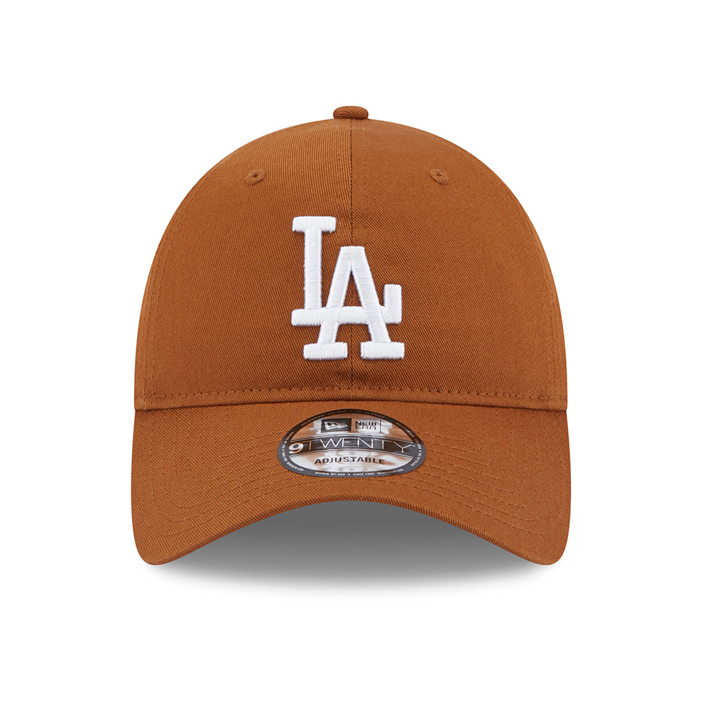 Casquette 9TWENTY L.A. Dodgers MLB League Essential toffee-blanc NEW ERA