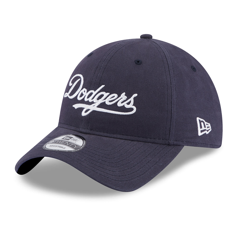 Casquette 9TWENTY MLB Team Script L.A. Dodgers bleu marine-blanc NEW ERA