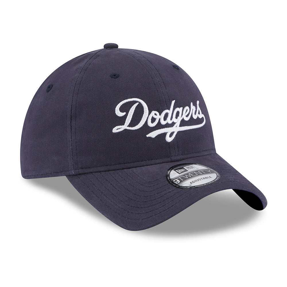 Casquette 9TWENTY MLB Team Script L.A. Dodgers bleu marine-blanc NEW ERA