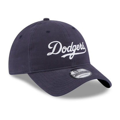 Casquette 9TWENTY MLB Team Script L.A. Dodgers bleu marine-blanc NEW ERA