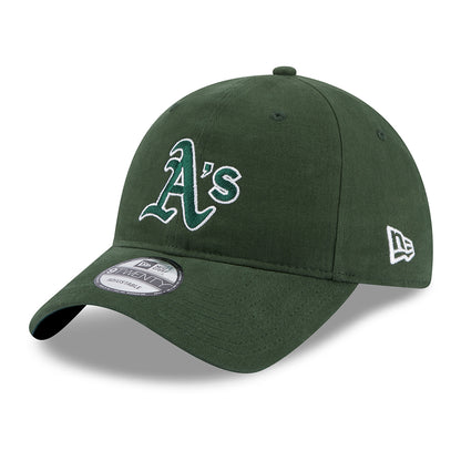 Casquette 9TWENTY MLB Team Script Oakland Athletics vert foncé NEW ERA
