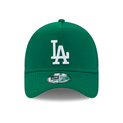 Casquette Trucker MLB League Essential A-Frame L.A. Dodgers malachite-blanc NEW ERA