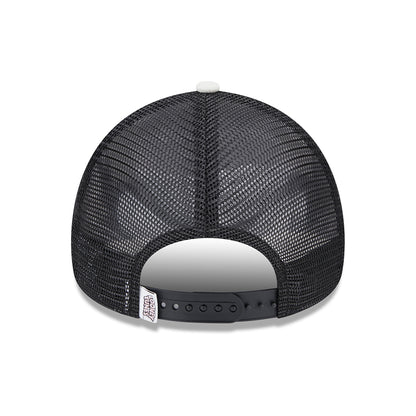 Casquette Trucker A-Frame Looney Tunes Bugs Bunny et Daffy Duck beige-noir NEW ERA