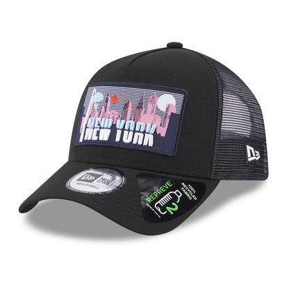Casquette Trucker A-Frame License Plate New York noir NEW ERA