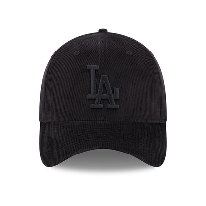 Casquette 39THIRTY MLB Cord L.A. Dodgers noir sur noir NEW ERA