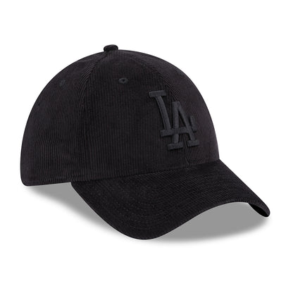 Casquette 39THIRTY MLB Cord L.A. Dodgers noir sur noir NEW ERA