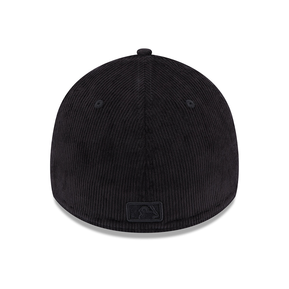 Casquette 39THIRTY MLB Cord L.A. Dodgers noir sur noir NEW ERA