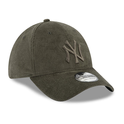Casquette 39THIRTY MLB Cord New York Yankees olive sur olive NEW ERA